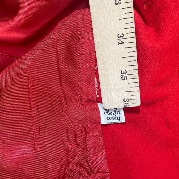VTG Pendleton Blazer Womens Small S Red Wool Classic Preppy‎ USA Schoolboy 80s - Picture 9 of 16